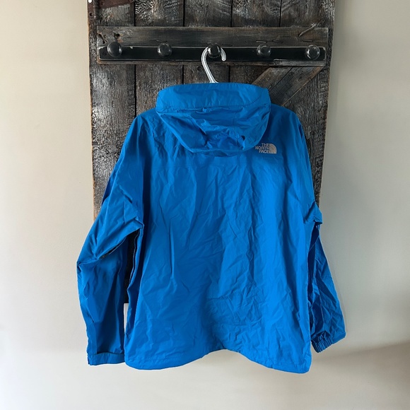 Men's The North Face Light Weight Full Zipper Jacket w/Hood Blue - Picture 2 of 3